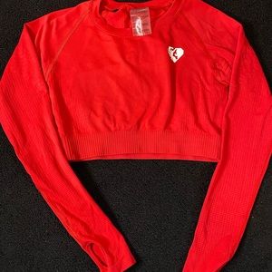 Women’s best power seamless long sleeve crop top